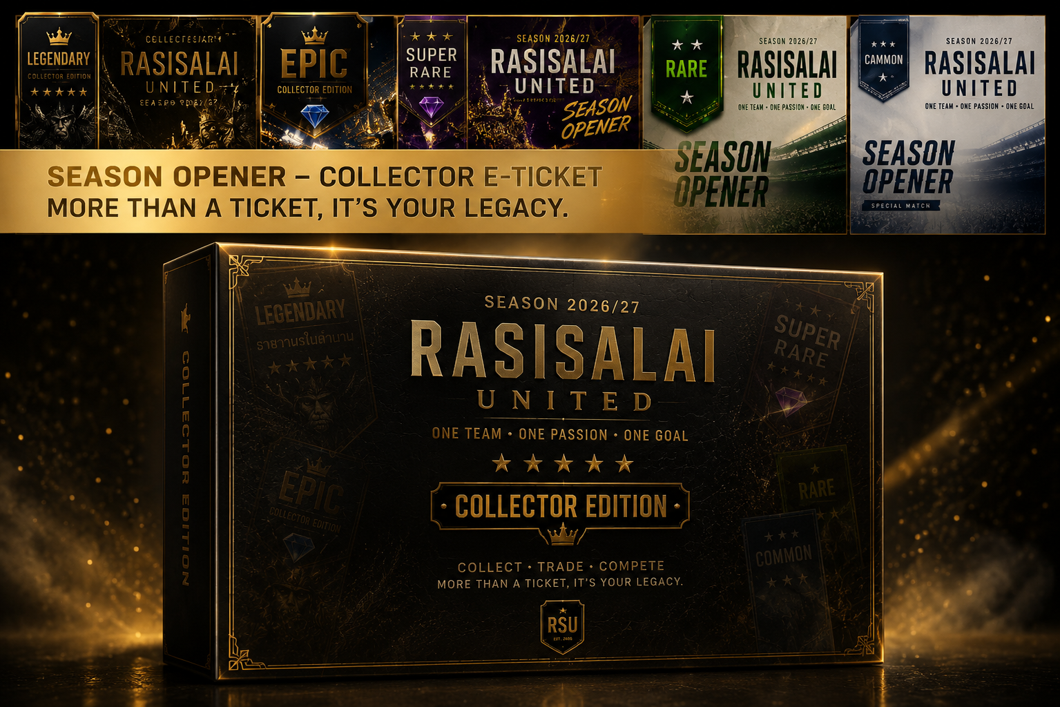 Rasisalai United Season Opener Collector E-Ticket